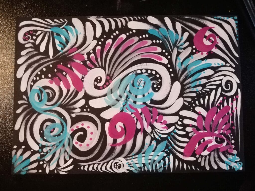 Kortti15 doodle painting