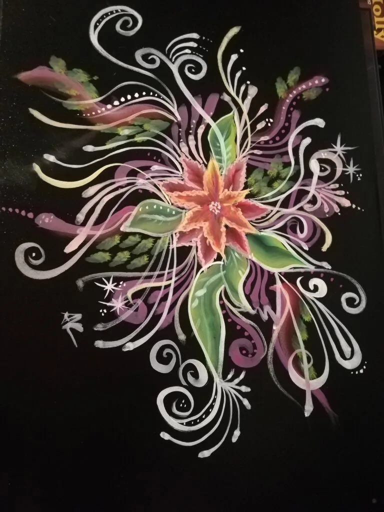 Flower painting