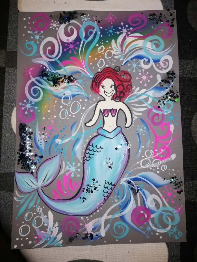 Mermaid painting