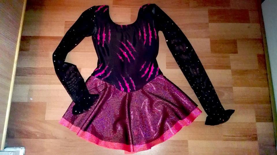 cats luistelupuku sewn cats skating dress